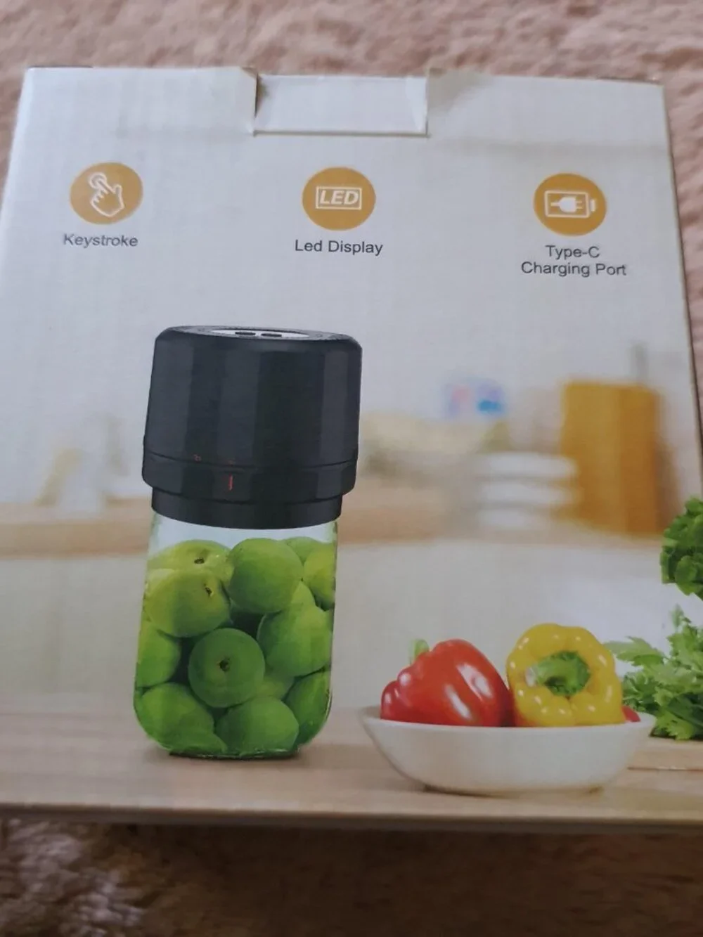 NEW Electric Mason Jar Vacuum Sealer for Mason Jars